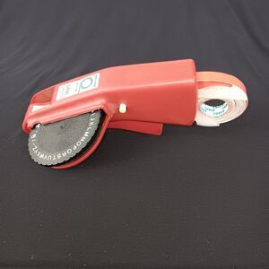 Vintage Retro Dymo 1885 Home Label Maker Red Included Red Label Spool Tested